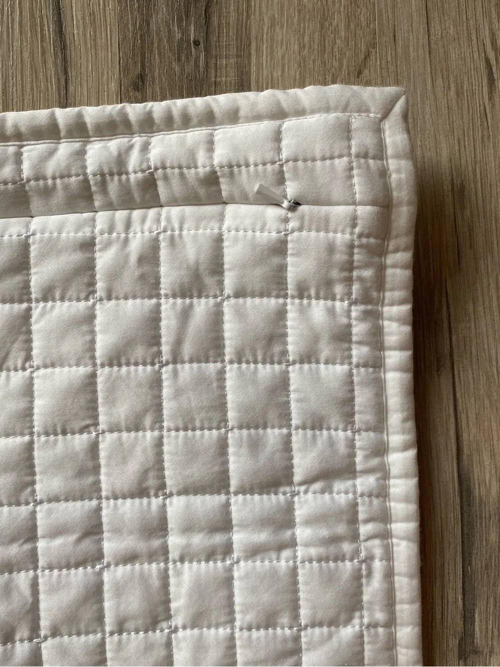 Hotel Collection Quilted White Pillow Sham